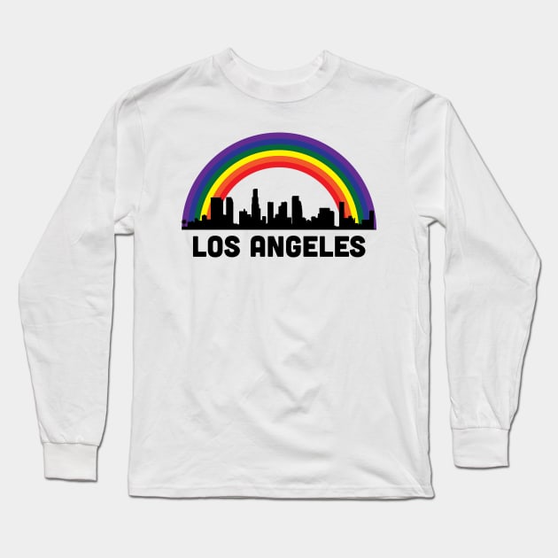 LA Pride Long Sleeve T-Shirt by lavenderhearts